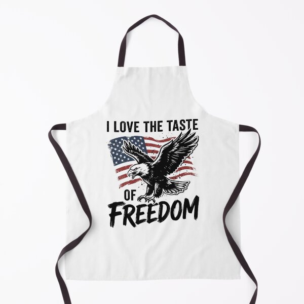 Item preview, I Love The Taste Of Freedom Funny Patriotic Retro American Humor designed and sold by get55shirt.