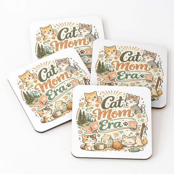 Item preview, Cat mom era with kawaii cats designed and sold by Side Quest Co..
