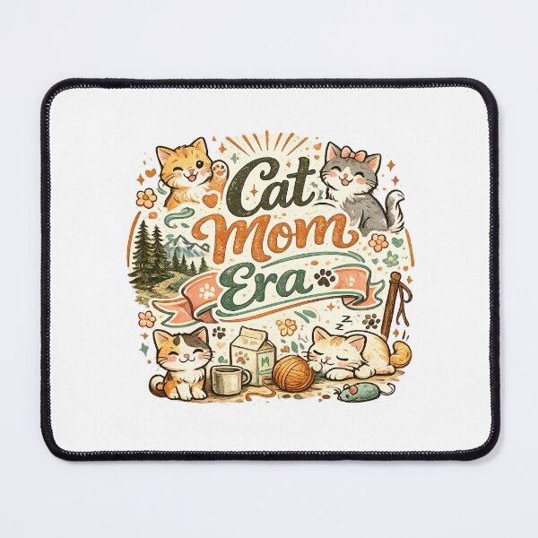 Item preview, Cat mom era with kawaii cats designed and sold by Side Quest Co..