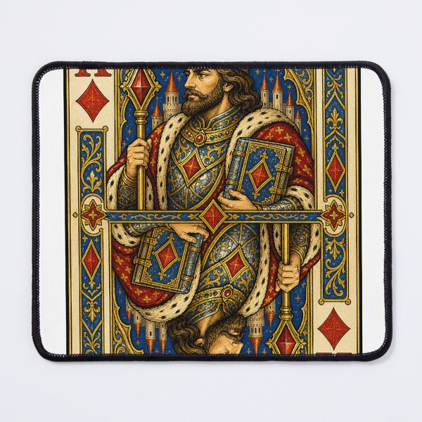 Item preview, King Of Diamonds Gothic Manuscript designed and sold by Idans.