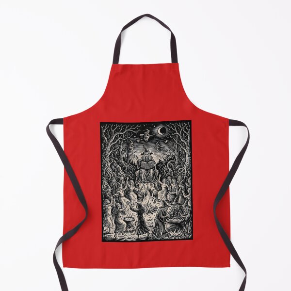 Item preview, Witches Coven Sabbat - Vintage Woodcut Style Illustration designed and sold by Marginalia Workshop.