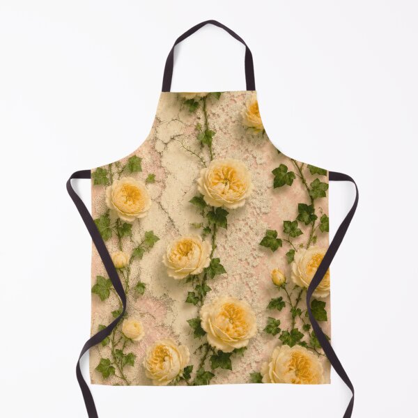 Item preview, Vintage Yellow Rosa Sulfurea Botanical Pattern designed and sold by scicilysimonee.