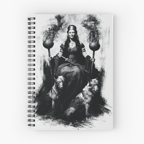 Item preview, Hekate and her hounds designed and sold by MendaciousMina.