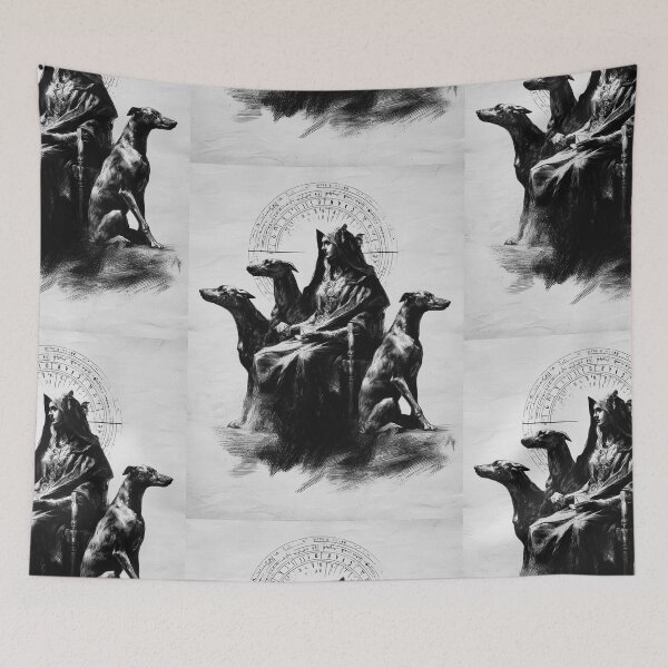 Item preview, Hekate and her hounds designed and sold by MendaciousMina.
