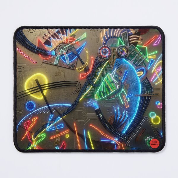 Item preview, Blue Segment - Reimagining Kandinsky designed and sold by GiroScience.