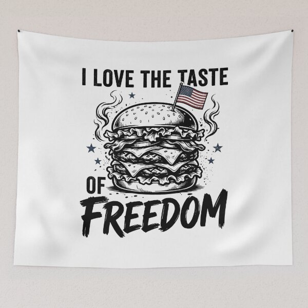 Item preview, I Love The Taste Of Freedom Funny Liberty Quote Vintage Patriotic Design designed and sold by get55shirt.