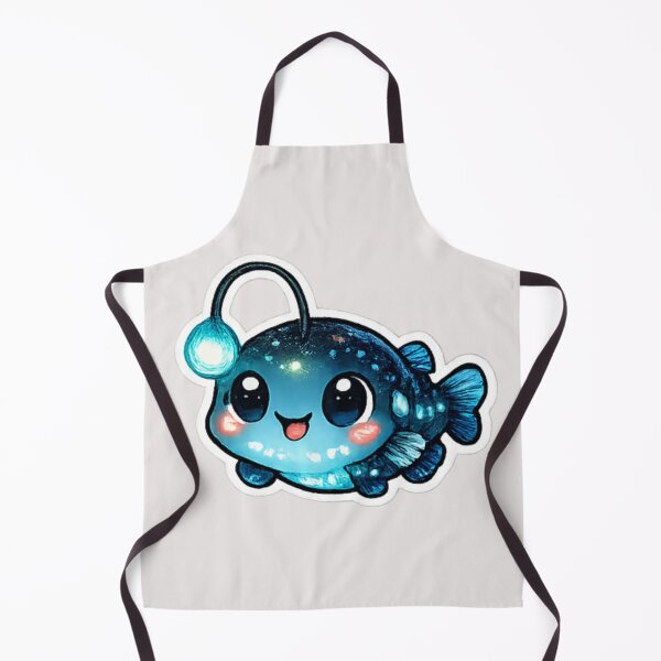 Item preview, Cute kawaii lanternfish and bioluminescence designed and sold by DamioPolArt.