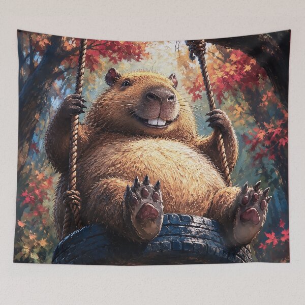 Item preview, Capybara swing designed and sold by cloud lee.