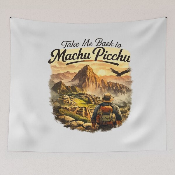 Item preview, Take Me Back to Machu Picchu, The Lost City of Peru Hoodie / Oversized Sweatshirt designed and sold by GnuArt.