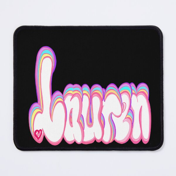 Item preview, Lauren Name Personalized Custom Gifts for girls and women in pastel colors designed and sold by Artonmytee.