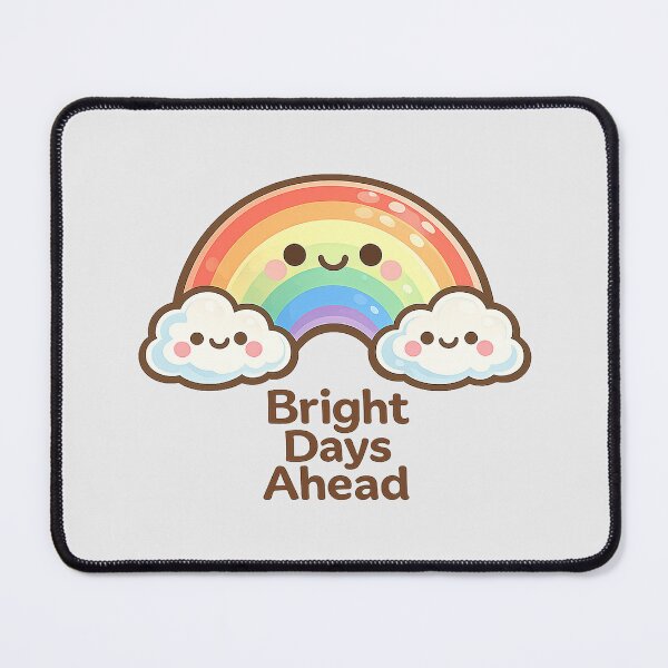 Item preview, Cute Rainbow Character — Bright Days Ahead designed and sold by DreamMachine69.