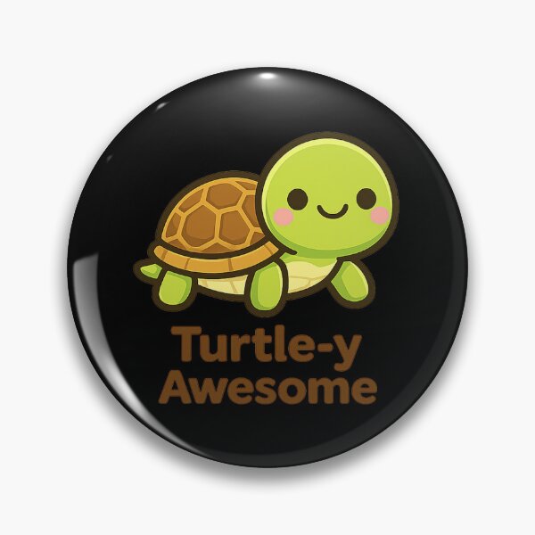 Item preview, Cute Turtle Character — Turtle-y Awesome designed and sold by DreamMachine69.