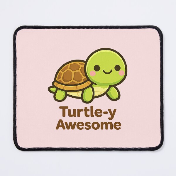 Item preview, Cute Turtle Character — Turtle-y Awesome designed and sold by DreamMachine69.