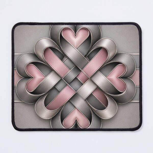 Item preview, Blush Silver Infinity Hearts designed and sold by Bellassi.