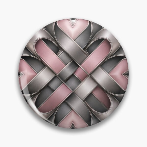Item preview, Blush Silver Infinity Hearts designed and sold by Bellassi.