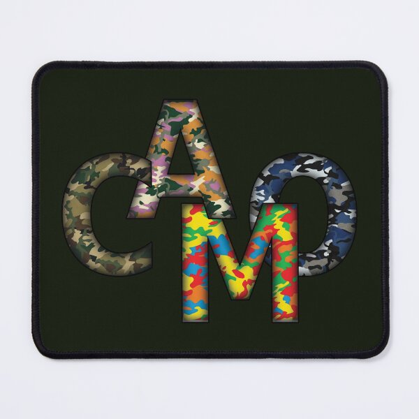 Item preview, Vibrant Colorful Camouflage Letters Typography Design designed and sold by nvrprooo.