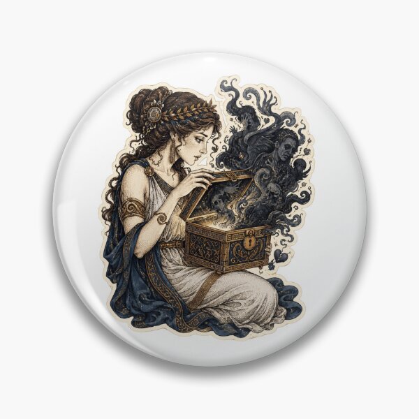 Item preview, Pandora — The Box Was Never Hers to Blame | Defeated Legends Series designed and sold by Tinylegends.