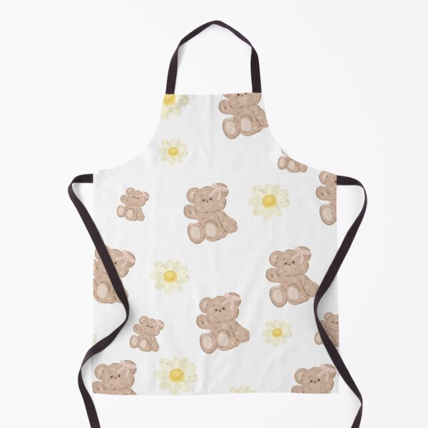 Item preview, Teddy bear daisy print designed and sold by KassiesKreation.