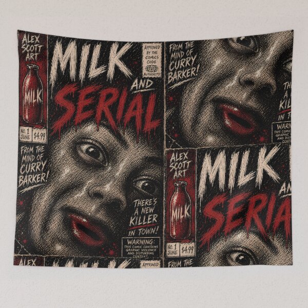 Item preview, MILK & SERIAL COMIC COVER CURRY BARKER  designed and sold by Campbell0395.