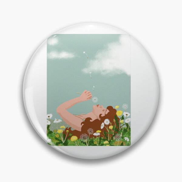 Item preview, Blowing Dandelions in the Meadow - Whimsical Cottagecore Illustration designed and sold by Arteandart.