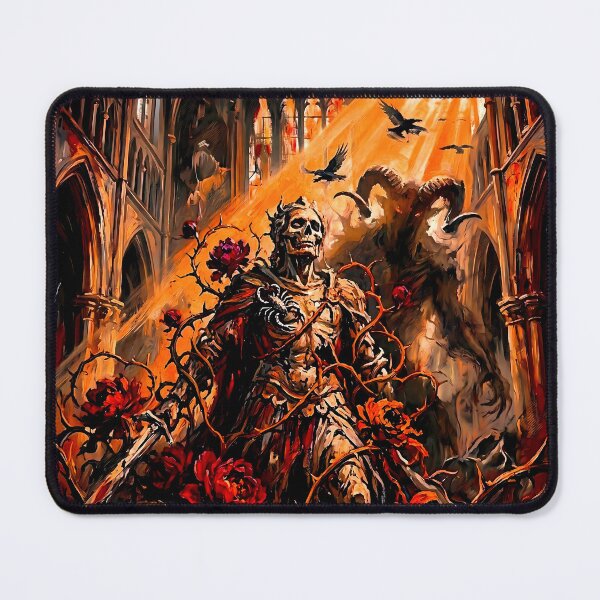 Item preview, Dark Gothic Art & Fine Art Prints (1:1 Square Posters) designed and sold by Cyber-ART-Studio.