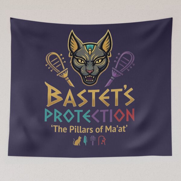 Item preview, Bastet Protection Symbol | Egyptian Cat Goddess and Ancient Mythology Art designed and sold by Queen Cleopatra.