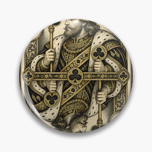 Item preview, King Of Clubs Renaissance Engraving designed and sold by Idans.