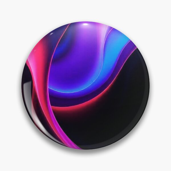 Item preview, Velvet Neon I – Bold Neon Abstract Wall Art Print designed and sold by Edge Of The Easel.