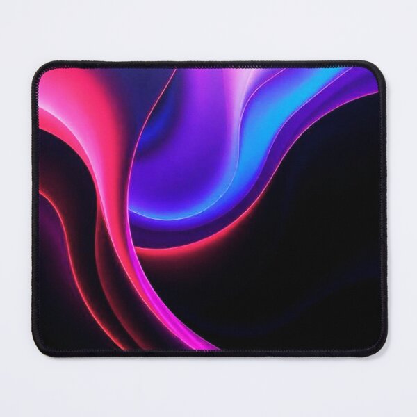 Item preview, Velvet Neon I – Bold Neon Abstract Wall Art Print designed and sold by Edge Of The Easel.