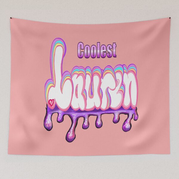 Item preview, Lauren Name Coolest Personalized Custom Gifts for girls and women in pastel colors designed and sold by Artonmytee.