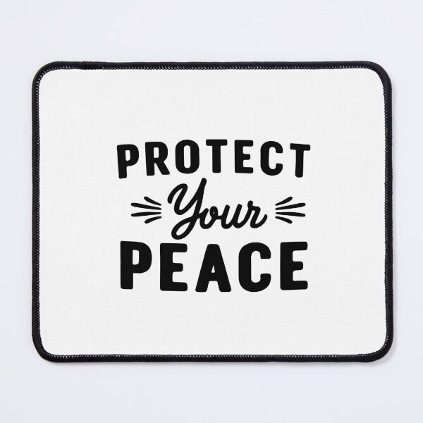 Item preview, Protect Your Peace – Mindful Living Typography Design designed and sold by Amsafjol.