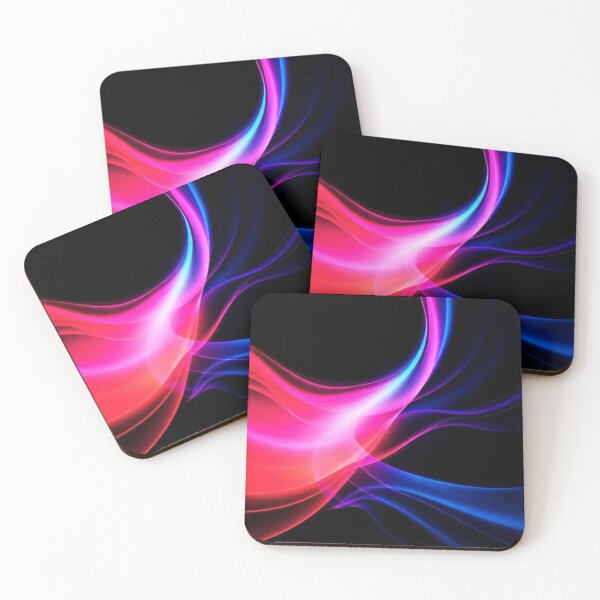 Item preview, Velvet Neon II – Contemporary Neon Abstract Artwork designed and sold by Edge Of The Easel.