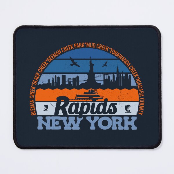 Item preview, Rapids New York Sunset Retro Vintage Local Pride Logo designed and sold by CRHPOD20.