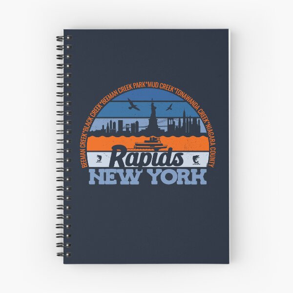 Item preview, Rapids New York Sunset Retro Vintage Local Pride Logo designed and sold by CRHPOD20.