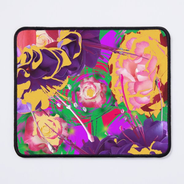Item preview, Splatter Paint Blooming Flower Collage Art designed and sold by RAHKELROYSUM.