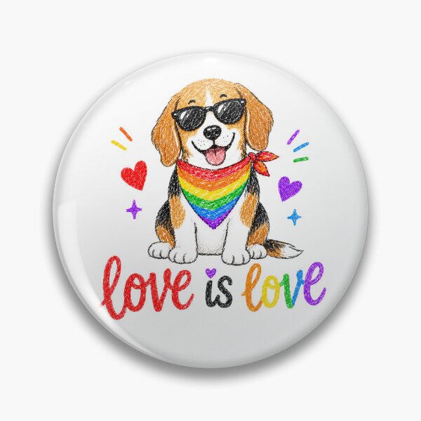 Item preview, Love is Love Beagle designed and sold by ekaterinak0423.