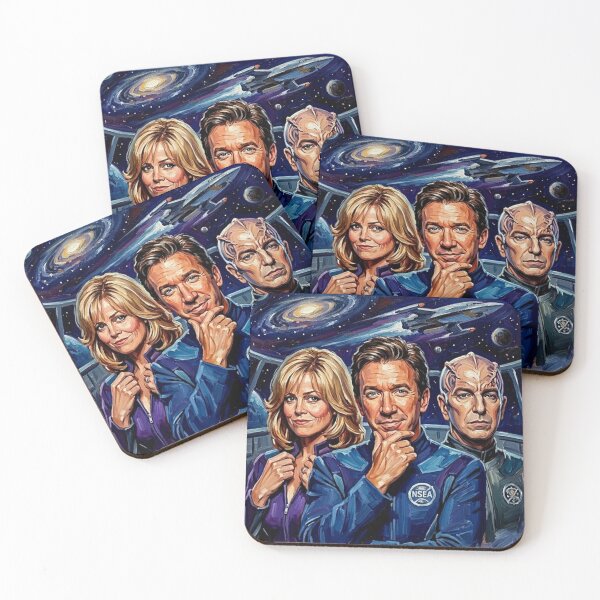 Item preview, Never Give Up, Never Surrender – Galaxy Quest Fine Art Print designed and sold by Art's Diner.