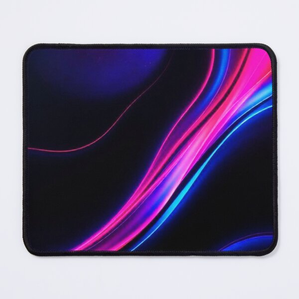 Item preview, Velvet Neon III – Vibrant Abstract Neon Decor Print designed and sold by Edge Of The Easel.
