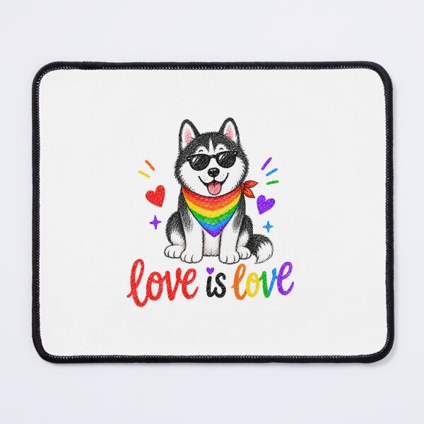 Item preview, Love is Love Husky designed and sold by ekaterinak0423.