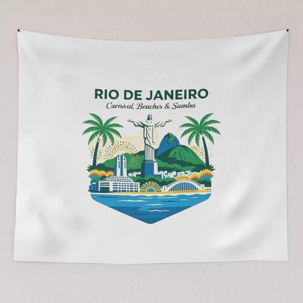 Item preview, Rio de Janeiro – The Marvelous City Vintage Travel Design designed and sold by VladisWorld.