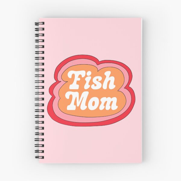 Item preview, Fish Mom (Orange on Pink) designed and sold by yellowflowerhut.