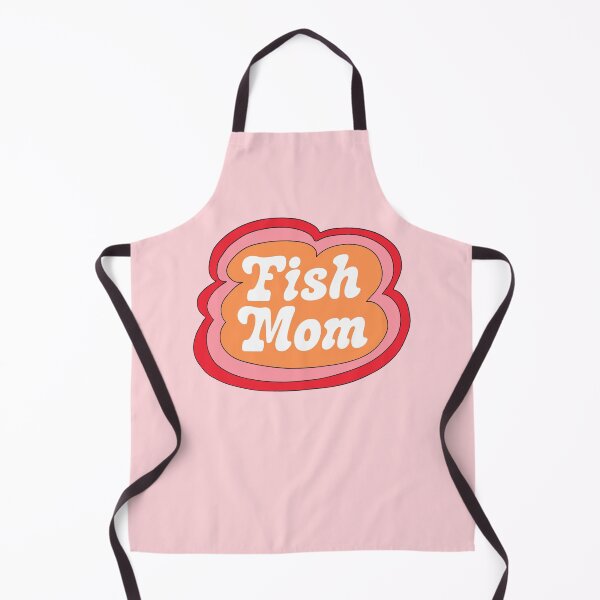 Item preview, Fish Mom (Orange on Pink) designed and sold by yellowflowerhut.