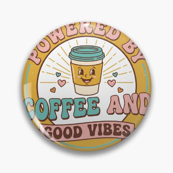 Item preview, Powered By Coffee And Good Vibes Cute Travel Mug designed and sold by Sketchlegacy.