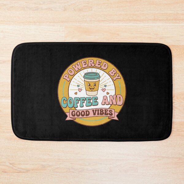 Item preview, Powered By Coffee And Good Vibes Cute Travel Mug designed and sold by Sketchlegacy.