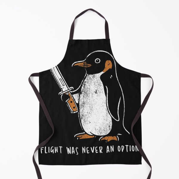 Item preview, Flight Was Never an Option Funny Penguin with Knife designed and sold by otaku.edwardj.