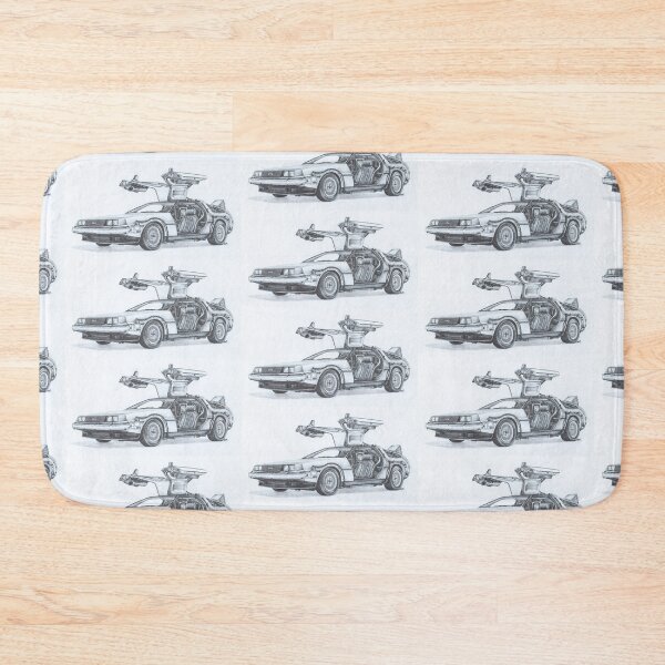 Item preview, Back to the Future DMC DeLorean Car Time Machine Biro Drawing designed and sold by FanartAft.