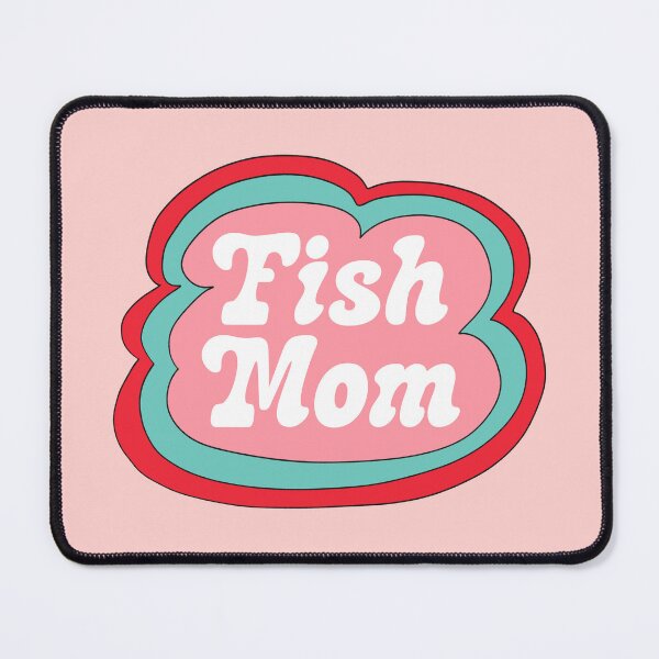 Item preview, Fish Mom (Pink on Pink) designed and sold by yellowflowerhut.