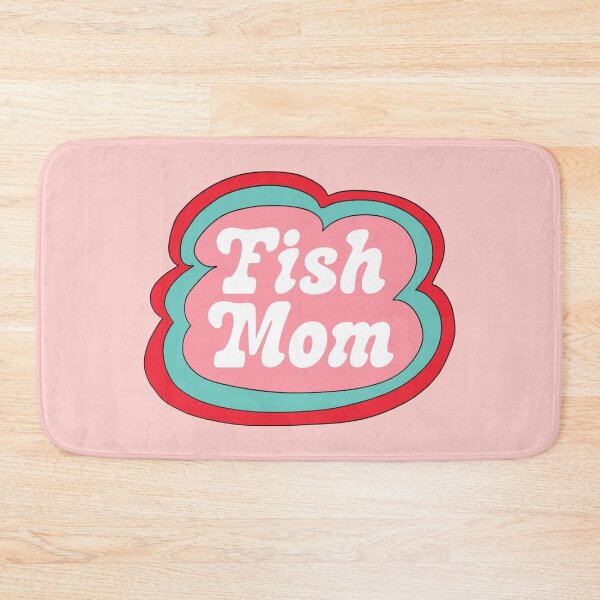 Item preview, Fish Mom (Pink on Pink) designed and sold by yellowflowerhut.