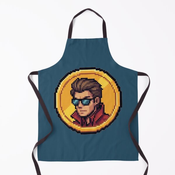 Item preview, Vintage Red Jacket Pompadour Guy Badge designed and sold by RamjoVerse.