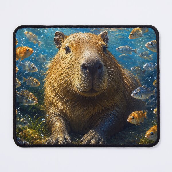 Item preview, Capybara underwater designed and sold by cloud lee.